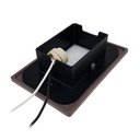 Ver imagem 3 de Balizador Embutido De Parede e Escada 3012 P/ Caixa 4x2 Marrom