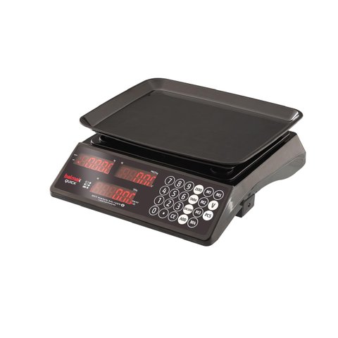 Balança Balmak Quick Computadora e Contadora de Peças 33kg com Prato de Frutas - Bateria