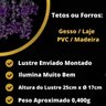 Lustre Plafon Luminária de Teto Decoração Quarto Tema Infantil Bebê Menina Borboletas Lilás 17x25cm - 3