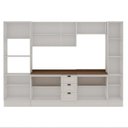Ver imagem 4 de Cozinha Completa Modulada 6 Peças Provençal/Americano Branco/Ébano