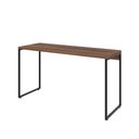 Ver imagem 5 de Kit Escritório Estante Areta 4 Prateleiras com Mesa Industrial Aspen 135cm C01 Nogal - Lyam Decor