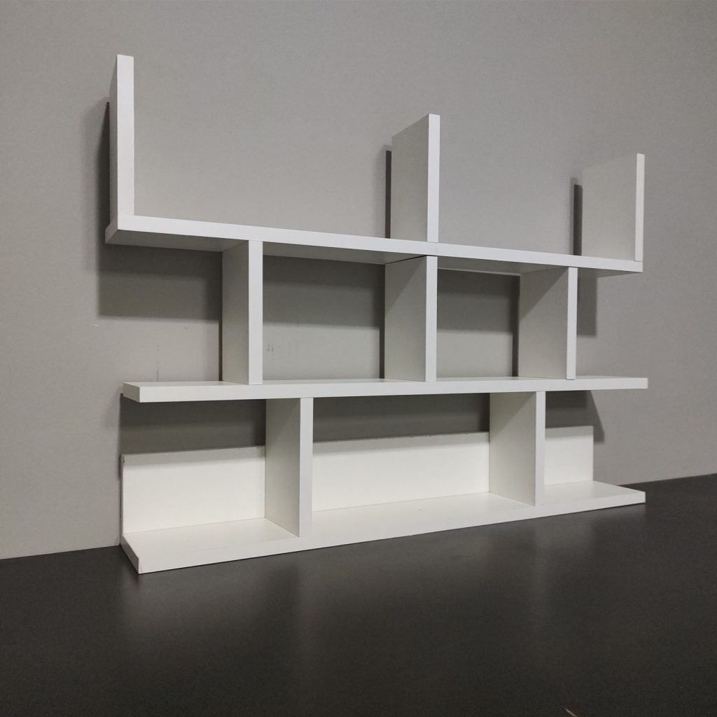 Nicho Prateleira Suspenso para Quarto Zeus Solutions Slim - Branco - 1