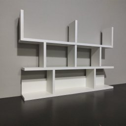 Nicho Prateleira Suspenso para Quarto Zeus Solutions Slim - Branco - 1