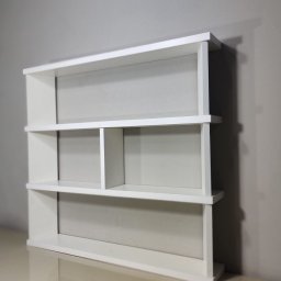 Nicho Prateleira Suspenso para Quarto Zeus Solutions Slim - Branco - 3