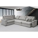 Ver imagem 1 de Sofá Manchester 2.63mx3.83m de Canto, Retrátil e Reclinável - Avelã