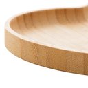 Ver imagem 4 de Jogo de Travessas de Bambu Petisqueira Coração Heart 12x12cm 3 Peças - Lyor