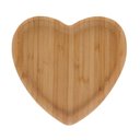 Ver imagem 3 de Jogo de Travessas de Bambu Petisqueira Coração Heart 12x12cm 3 Peças - Lyor