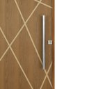 Ver imagem 4 de Porta Correr Agatha Trilho Embutir Pux. Tubolar Cromado 82 X 2.10 Lado Esquerdo – Hale