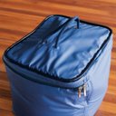 Ver imagem 4 de Bolsa Frasqueira Térmica 15 Litros Impermeável: Azul Marinho