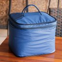 Ver imagem 3 de Bolsa Frasqueira Térmica 15 Litros Impermeável: Azul Marinho