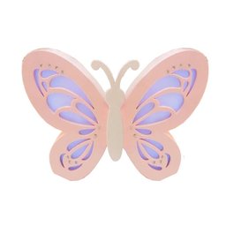 Luminária Infantil Borboleta com Strass - 1