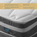 Ver imagem 4 de Conjunto Box Casal Mola Ensacada Prodormir Akira (138x188x46cm)