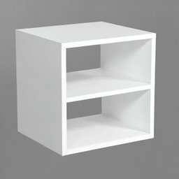 Mesa de Cabeceira Mesinha Suspensa Retrô Criado Quarto Nicho - Branco - 3