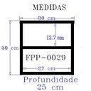 Ver imagem 4 de Mesa de Cabeceira Mesinha Suspensa Retrô Criado Quarto Nicho - Branco