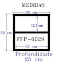 Ver imagem 4 de Mesa de Cabeceira Mesinha Suspensa Retrô Criado Quarto Nicho - Branco