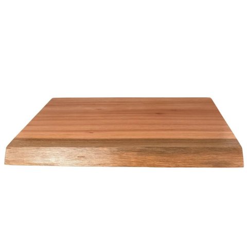 Bancada de Banheiro Rústica 60x43x6cm Madeira Eucalipto Aparador Cuba Lavabo