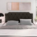 Ver imagem 1 de Cabeceira Kelly Capitonê Cama Queem 1.60 Marrom
