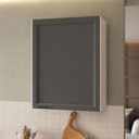 Ver imagem 1 de Armário Aéreo Planejado 1 Porta 60cm Soho CabeCasa MadeiraOriginals Branco/Grafite Cinza