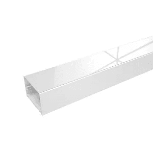 Perfil de sob Largo Pt C/dif Bc P/fita Led C/larg até 30mm Tam 2m