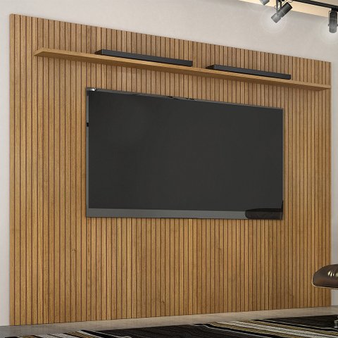 Estante Home Suspenso Frisado Para TV Até 75 Polegadas Curitiba sem Nicho Valdemóveis