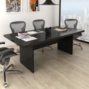 Ver imagem 1 de Mesa Reunião para Escritório Me4119 Preto Tecnomobili