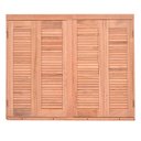 Ver imagem 5 de Janela de Madeira Vitro de Correr Com Veneziana Pantográfica Reto de Eucalipto Esel-1.50(L)X1.20(A)