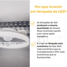 Ventilador de Teto Controle Remoto Bluetooth Led 3 Cores - Branco - 5