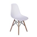 Ver imagem 3 de Kit Mesa Jantar Eiffel 90cm Branca + 2 Cadeiras Charles Eames - Branca