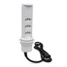 Torre De Tomada Retrátil Multiplug 3 Tomadas 10a - Branco - 6