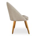 Ver imagem 5 de Kit 02 Cadeiras Jantar Bela Suede Pés Palito Castanho - Pallazio Bege