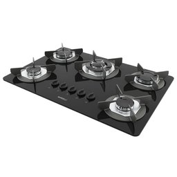 Cooktop Nardelli Safe Ferro Fundido 5 Bocas Tripla Chama Glp - 1