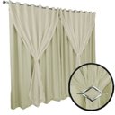 Ver imagem 3 de cortina blackout Berlim corta luz 5,00 x 2,90 ilhios palha