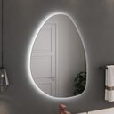 Ver imagem 5 de Conjunto Cecília com Pés 60 Cm Painel Ripado Espelho Led e Cuba Preta - Fabribam