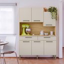 Ver imagem 7 de Kit Cozinha 6p 2g 132 Cm Modena Freijo Soft Ktp Freijo Soft