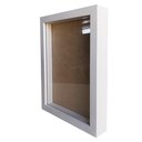 Ver imagem 2 de Moldura Quadro Cofre Porta Objetos 3cm 20x30cm - Várias Cores TaColado Moldura Caixa 3cm Branca com 