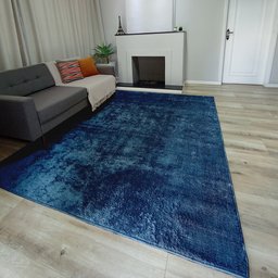 Tapete Macio Azul 1.50x2.00 Antiderrapante Inspira Comfort - 7