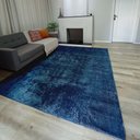 Ver imagem 7 de Tapete Macio Azul 1.50x2.00 Antiderrapante Inspira Comfort