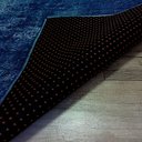Ver imagem 3 de Tapete Macio Azul 1.50x2.00 Antiderrapante Inspira Comfort