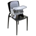 Ver imagem 4 de Cadeira Portátil de Alimentação Burigotto Kiwi de 6 Meses até 15 Kg Cinza