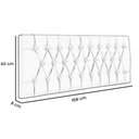 Ver imagem 2 de Painel Cabeceira Dubai Para Cama Box-1,38 Mt-suede Amarelo