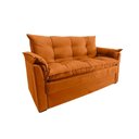 Ver imagem 2 de Sofá Small 3 Lugares Conforto 160cm Suede Cobre Herrero Decor