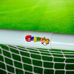 Mini Trave Prof Goool90 Plus C/ Encaixe Cor Azul e Branco - 4