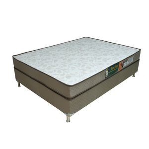 Conjunto Box Completo Viúva Becflex Titan Mag Gold 1,28 X 1,88 X 0,46 (cama Box + Colchão)