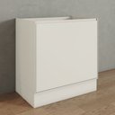 Ver imagem 1 de Balcão 2 Portas 80cm 100% MDF Fineze Bege/Areia HP