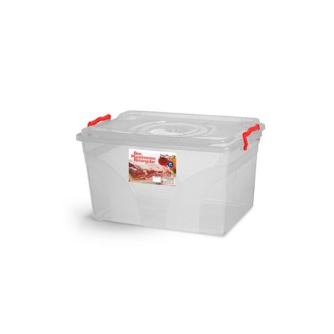 Caixa para Mantimentos Box Master 20 Litros com Trava Niquelart
