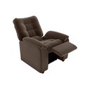 Ver imagem 4 de Poltrona Reclinável Mx61 Onix Veludo Marrom E426 - Matrix