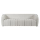 Ver imagem 2 de Sofá Decorativo Sala de Estar 332cm Adam 4 Lugares Boucle Branco G45 - Gran Belo Sofá Adam
