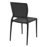 4 Cadeiras Cozinha Jantar Tramontina Safira em Polipropileno Preto - 6