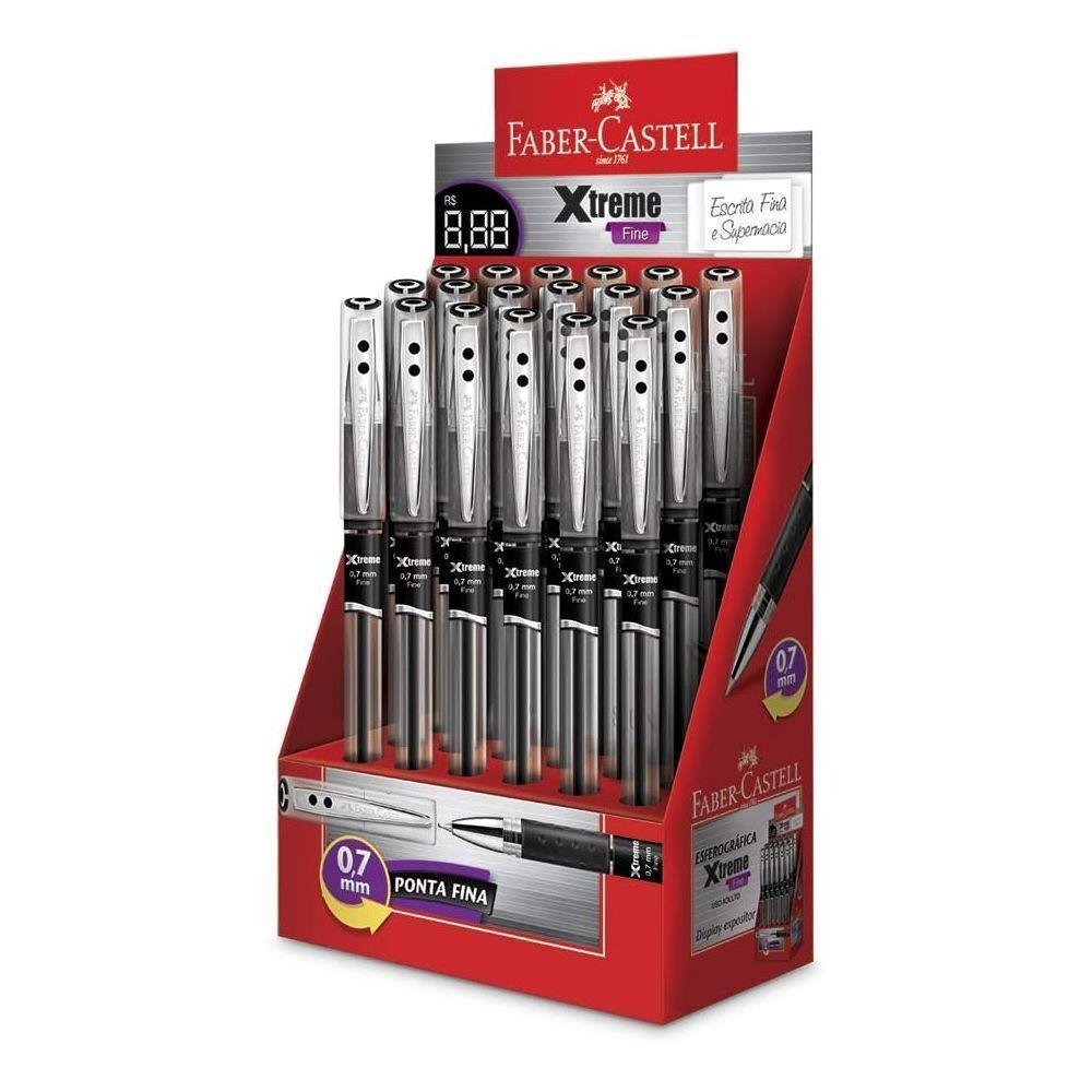 Caneta Faber Xtreme Medium 1.0 Preta C/18 Xt10/pr | MadeiraMadeira
