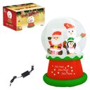 Ver imagem 1 de Bola Noel e Amigos Inflável com Luz Flocos de Neve Led Natal Decoração Natalina